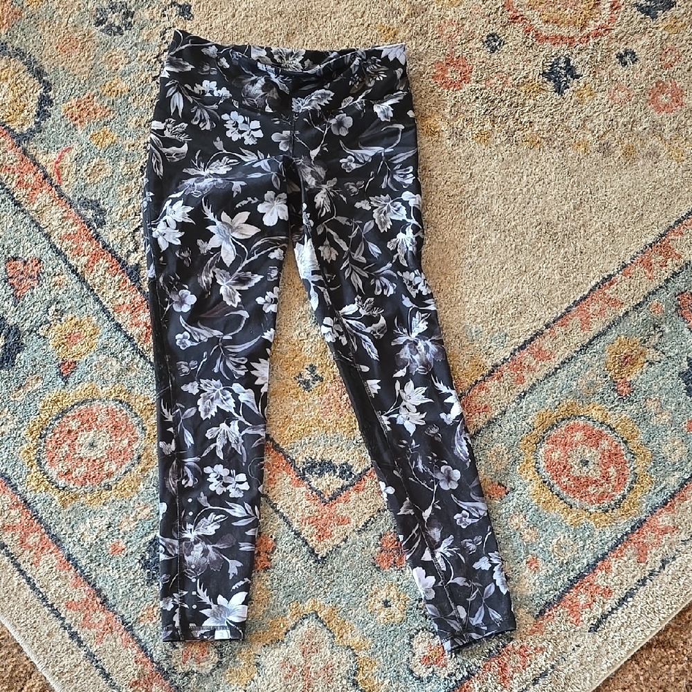 Floral Black Women's Jeans/ leggings